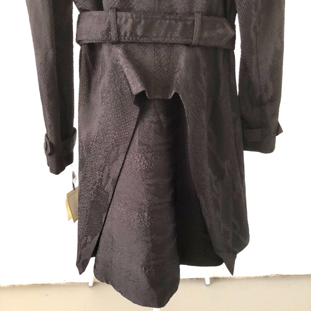 ALTUZARRA TARGET BLACK SNAKE TRENCH COAT NWT  S/P - Picture 8 of 8
